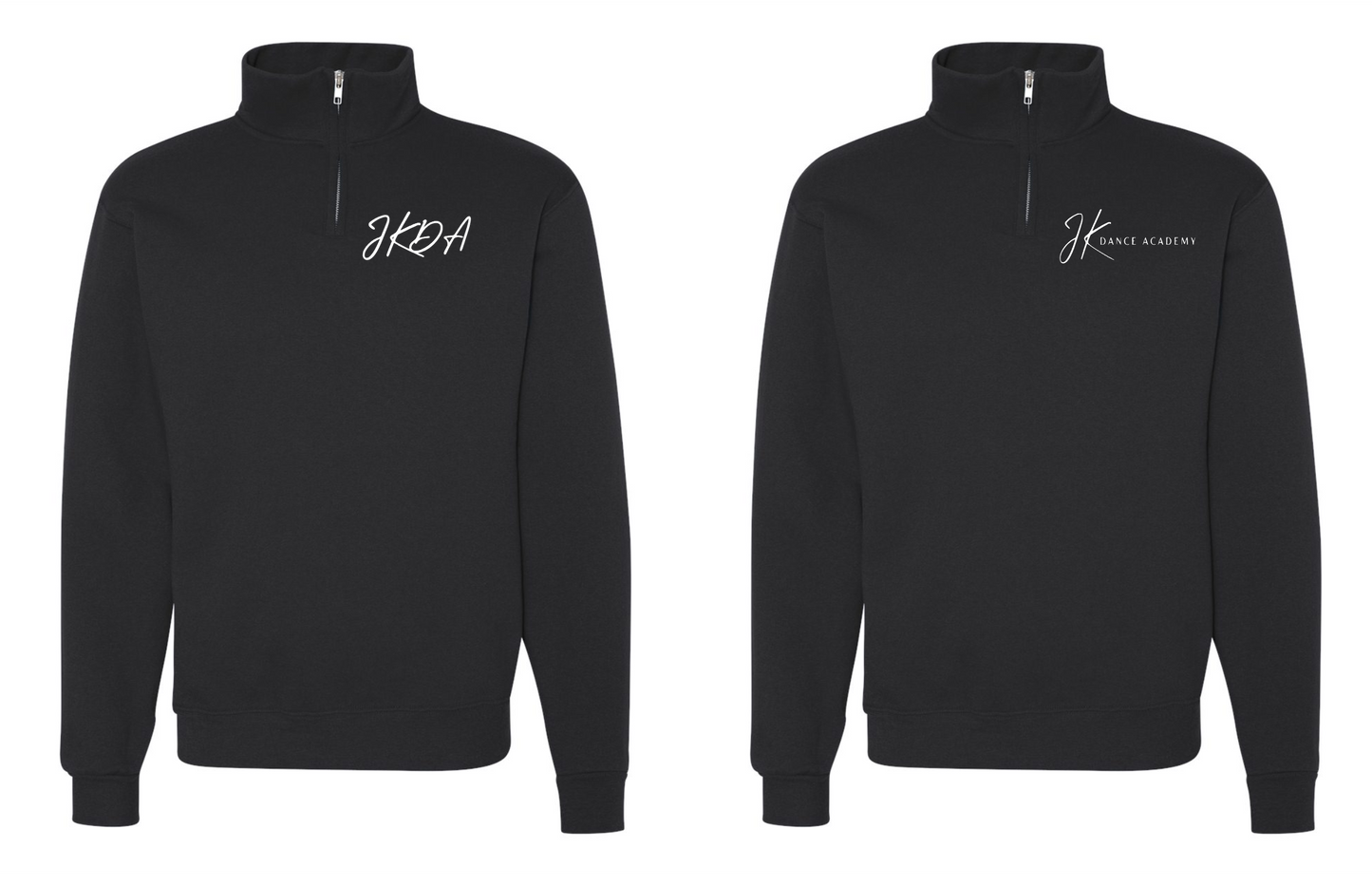 JK Dance Unisex Nublend® Cadet Collar Quarter-Zip Sweatshirt