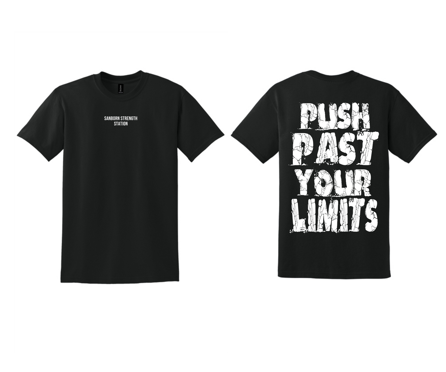Push Past Your Limits Tee Sanborn Strength Station