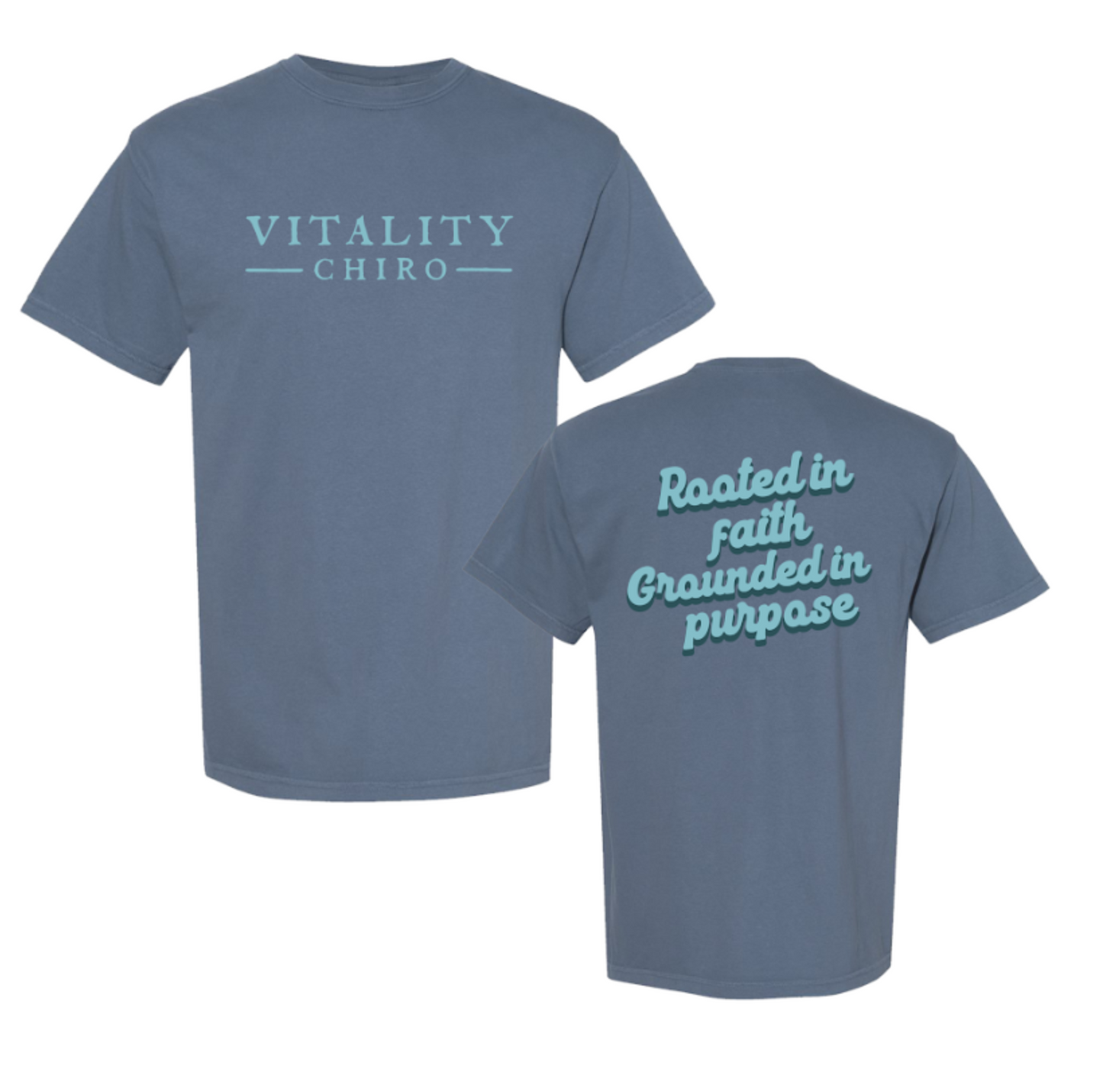 Rooted in Faith Vitality Chiro Tee