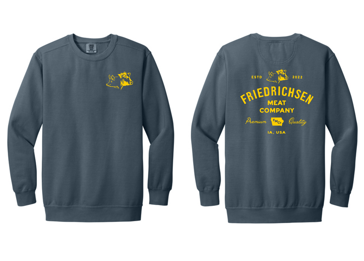 Friedrichsen Meat Co. Comfort Colors Crewneck Sweatshirt