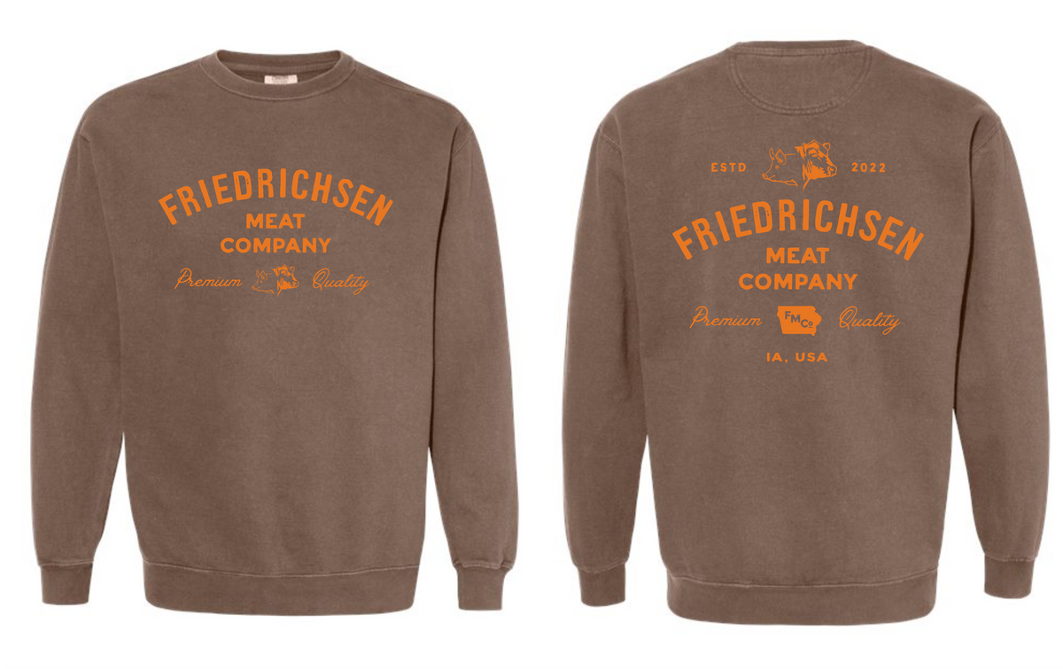 Friedrichsen Meat Co. Comfort Colors Crewneck Sweatshirt