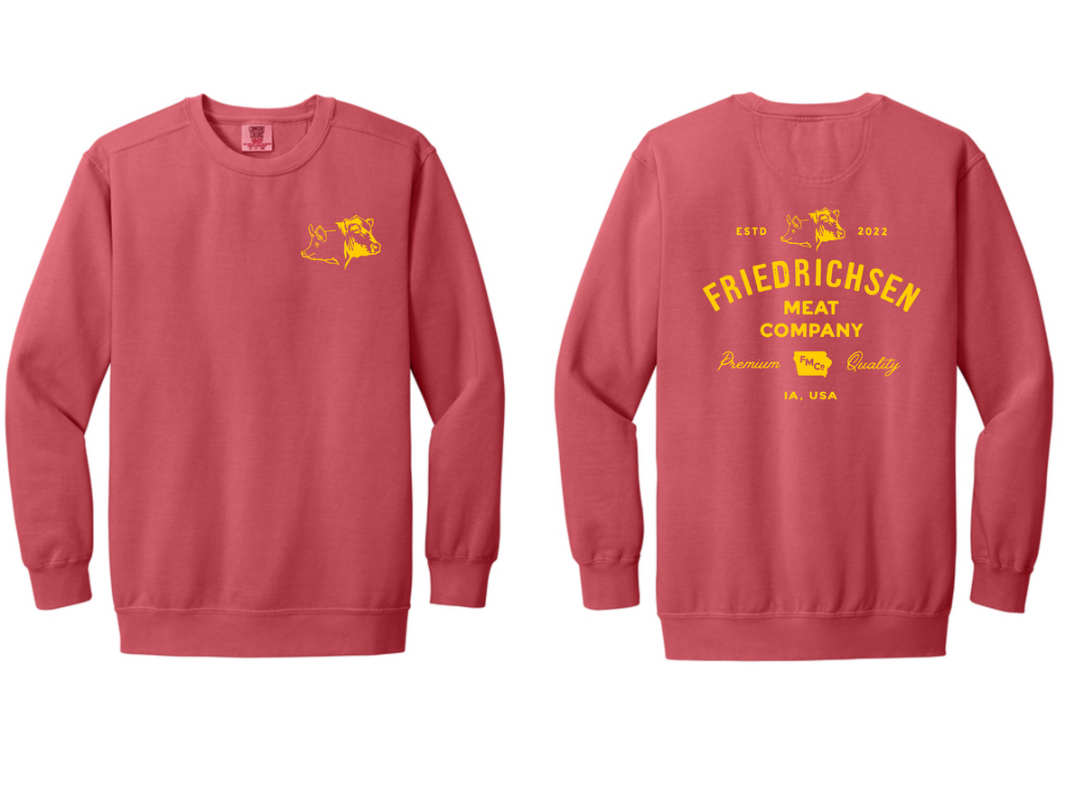 Friedrichsen Meat Co. Comfort Colors Crewneck Sweatshirt