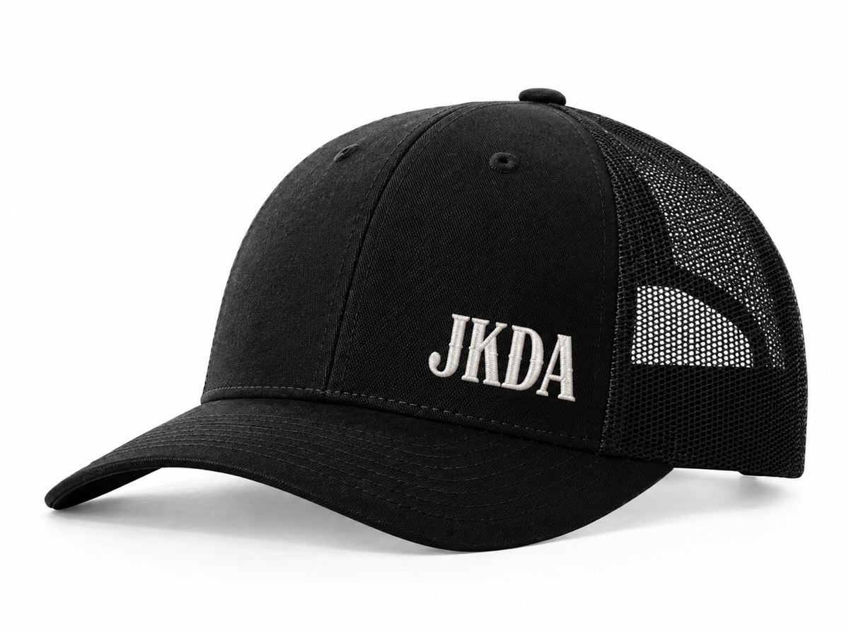 JK Dance Embroidered Richardson Low Pro Trucker Hat