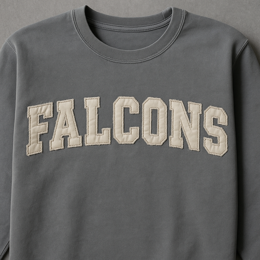 Zion Comfort Colors® Falcons Appliqué Sweatshirt