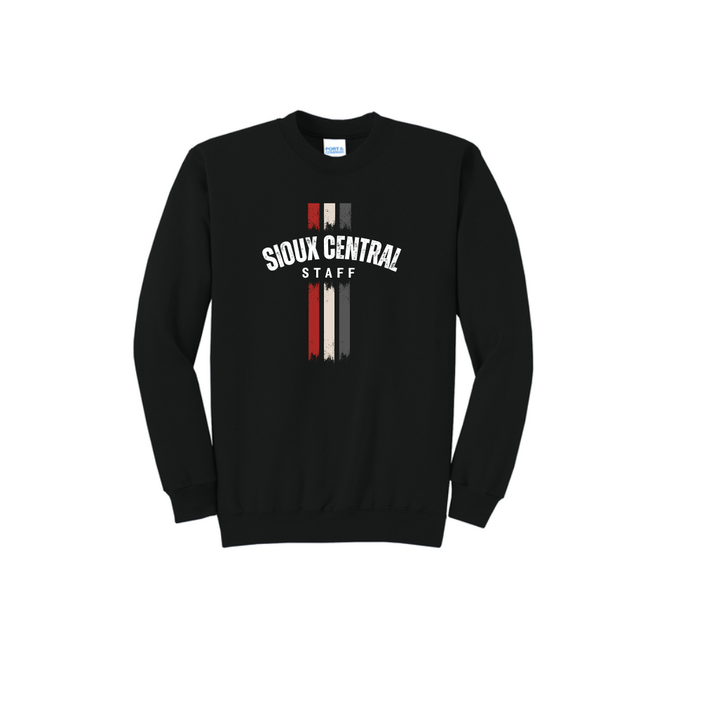Sioux Central Staff Retro Stripe Crewneck