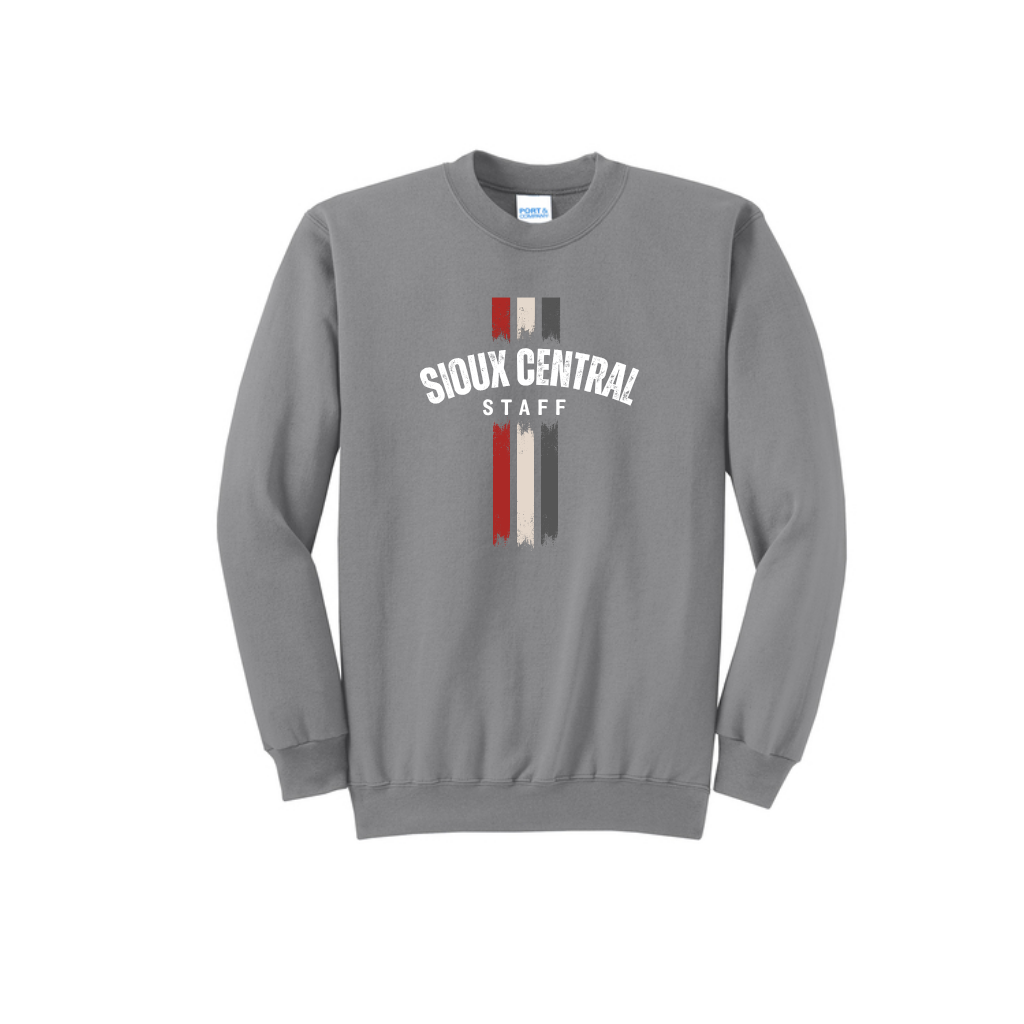 Sioux Central Staff Retro Stripe Crewneck