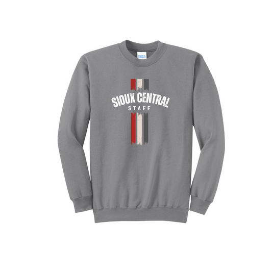 Sioux Central Staff Retro Stripe Crewneck