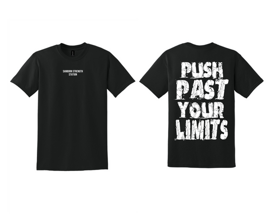 Push Past Your Limits Tee Sanborn Strength Station