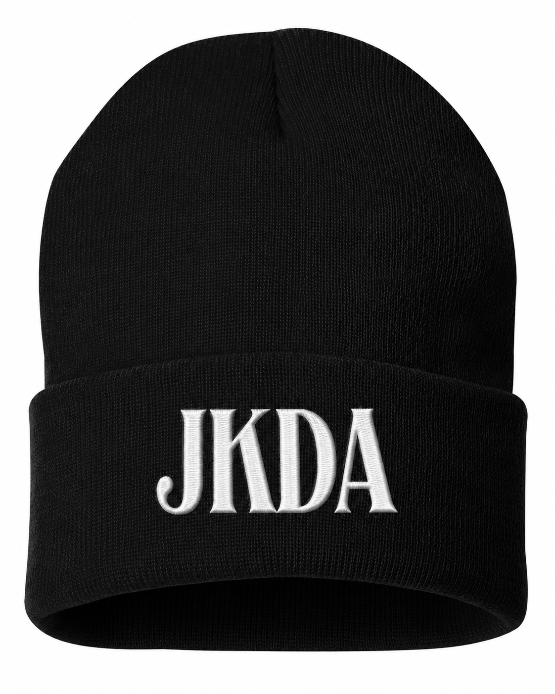 JK Dance Embroidered Cuffed Beanie