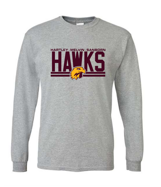 Loyal Roots Hawks Gildan Long Sleeve
