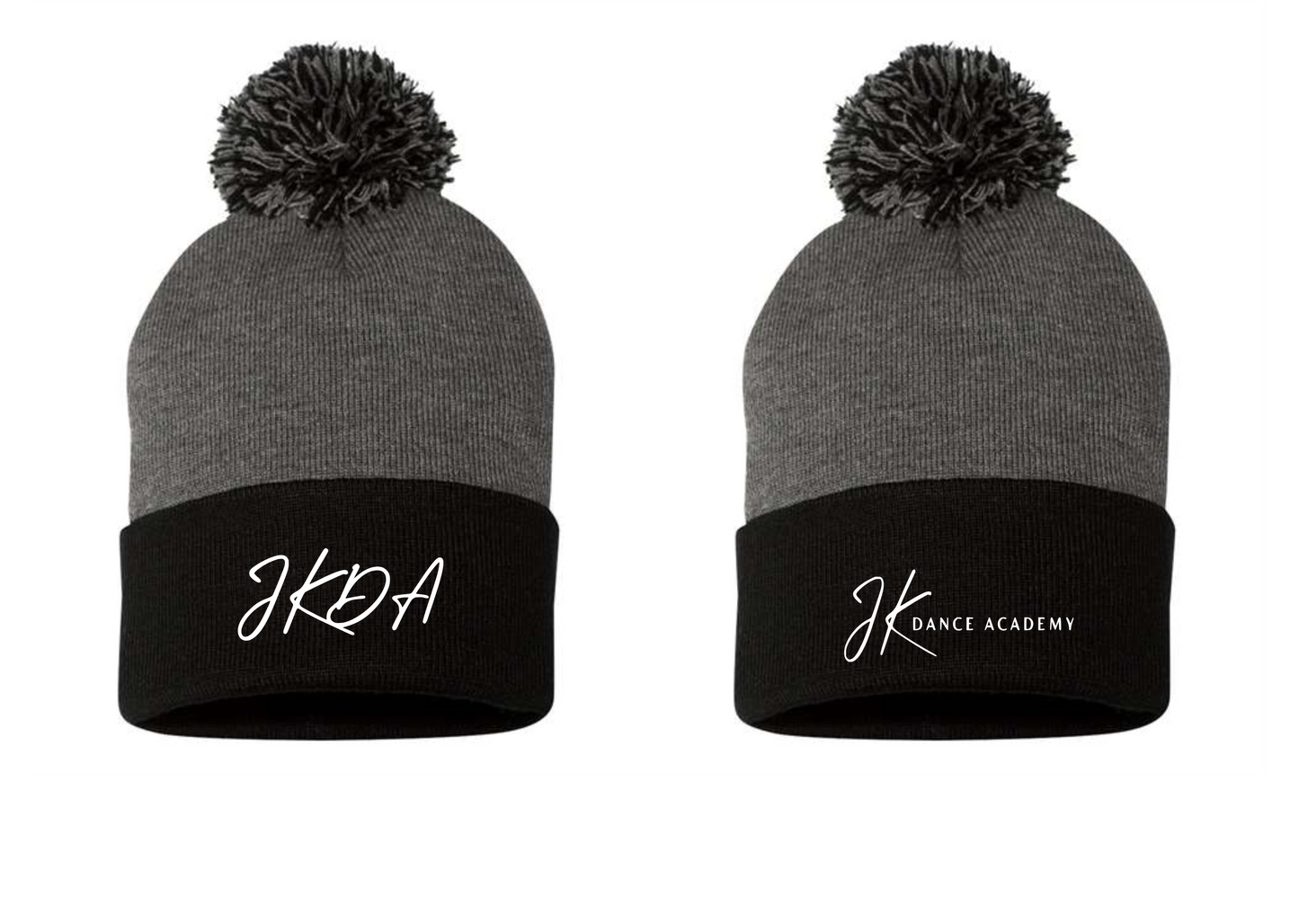 JK Dance Sportsman 12" Pom-Pom Cuffed Beanie