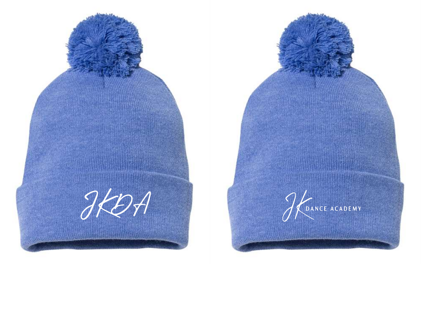 JK Dance Sportsman 12" Pom-Pom Cuffed Beanie