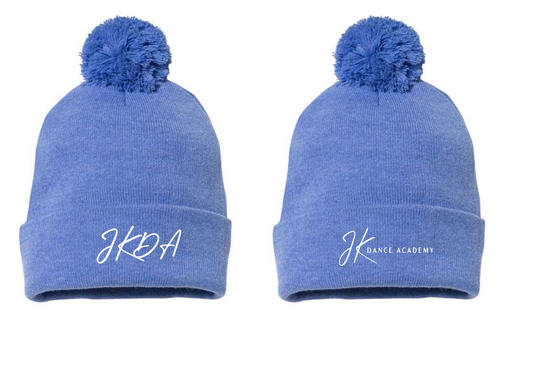 JK Dance Sportsman 12" Pom-Pom Cuffed Beanie