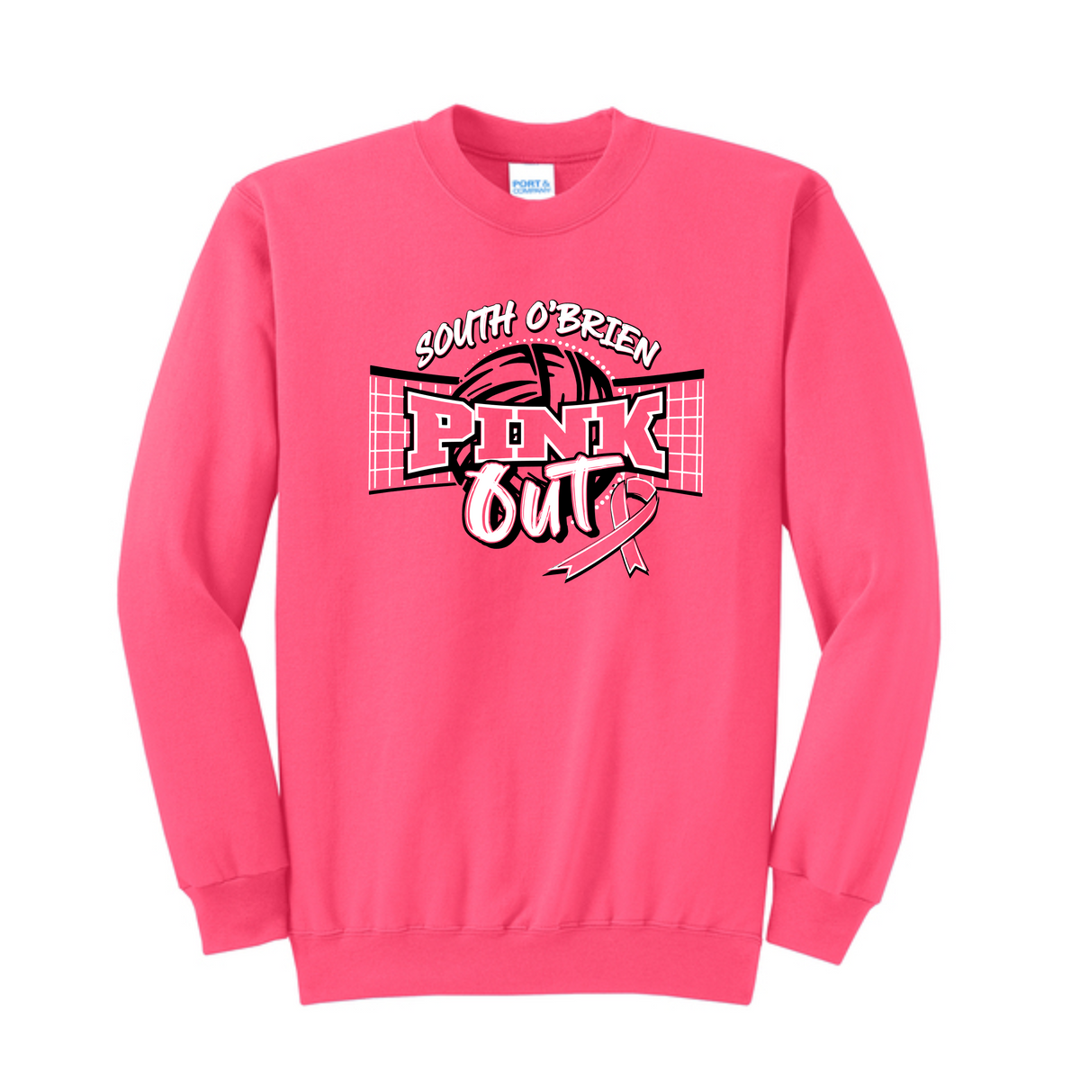 2026 South O'Brien Volleyball Pink Out
